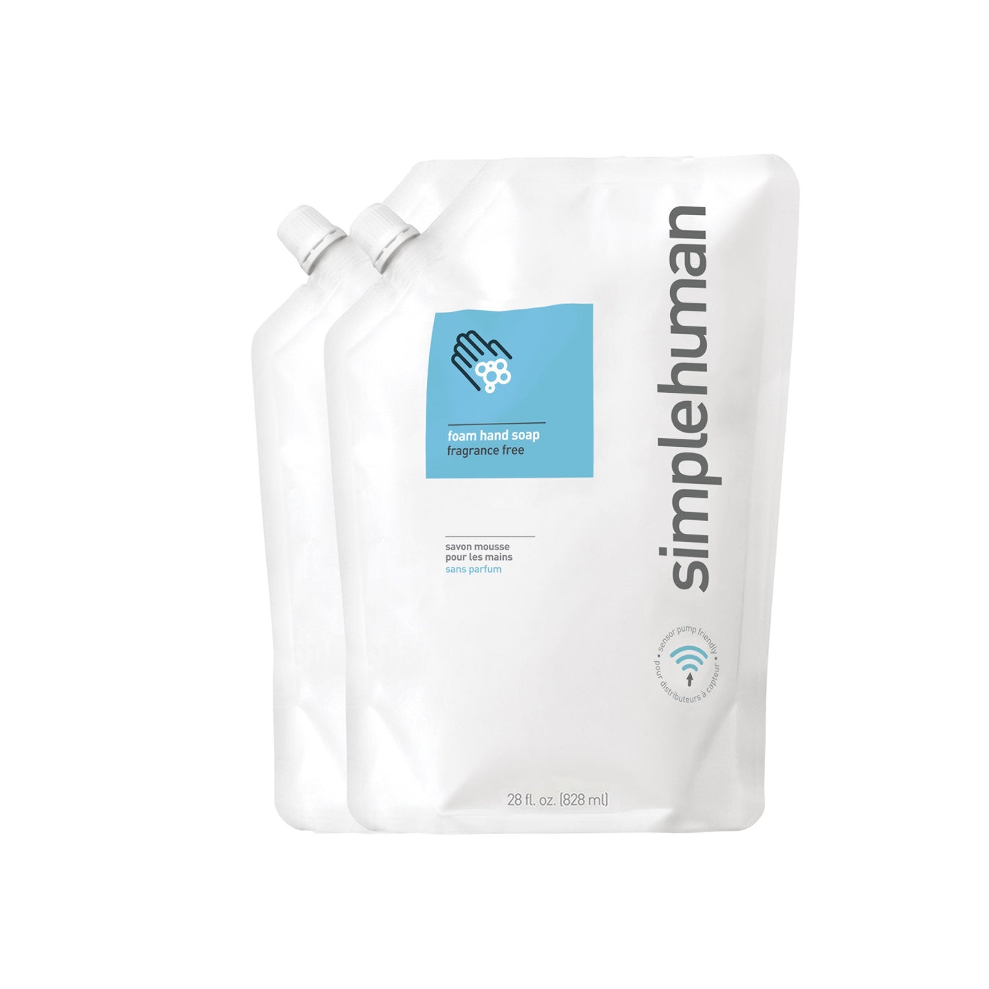 fragrance free foam hand soap refill pouch