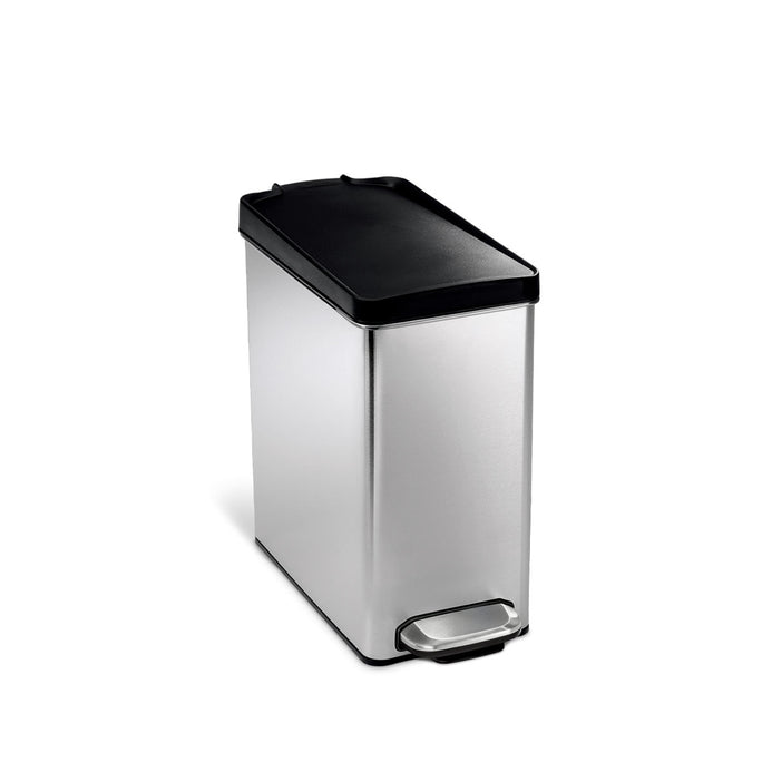 10L profile stainless steel pedal bin