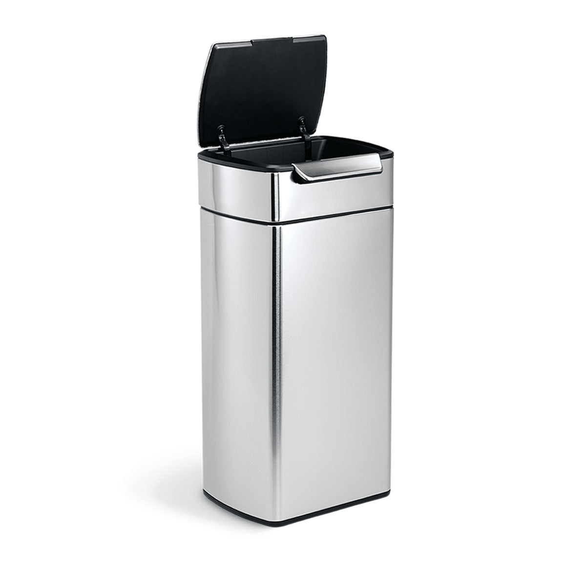 30 litre, rectangular touch-bar bin