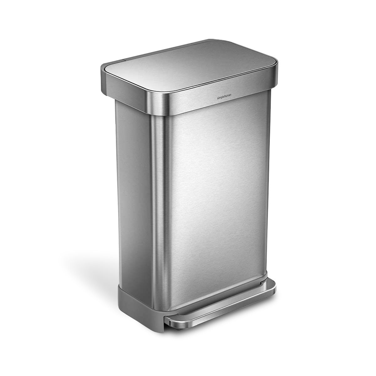 rectangular pedal bin