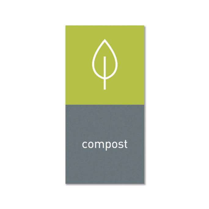 magnetic sorting label - compost - main image