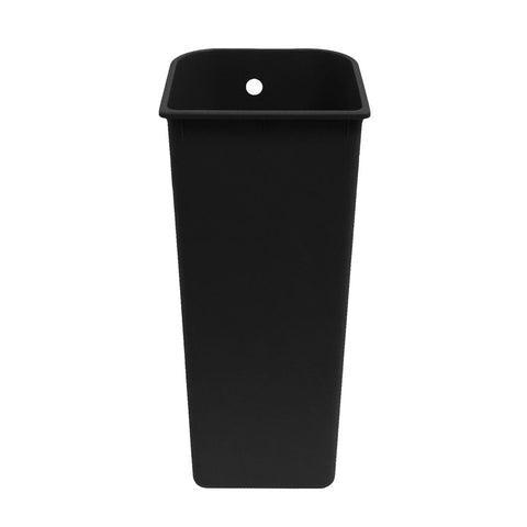 20L black plastic bucket 