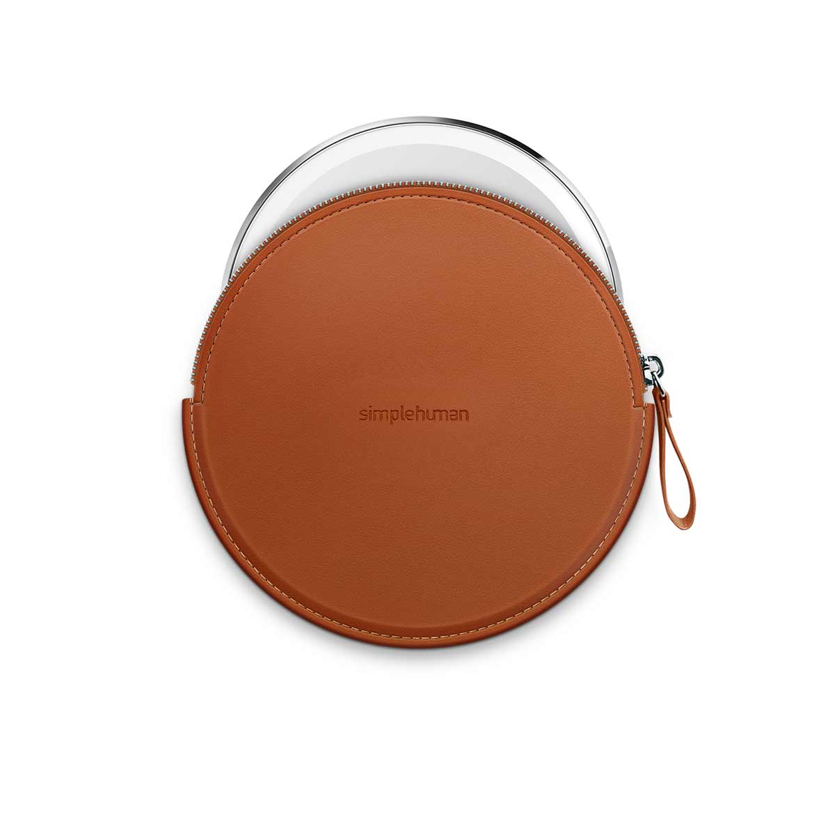 sensor mirror compact zip case