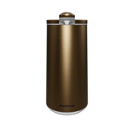 simplehuman foam sensor pump, brass stainless steel